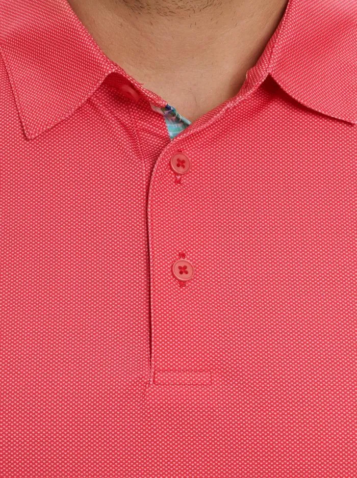 Robert Graham Polos and TShirts Men Hyde Performance Polo Grey