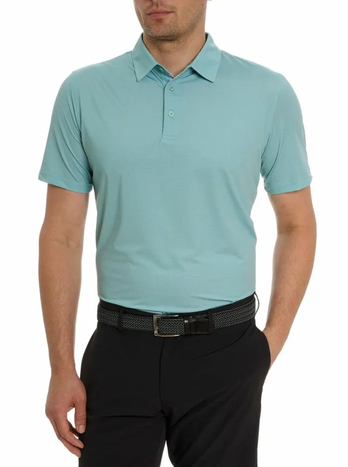 Robert Graham Polos and TShirts Men Hyde Performance Polo Grey