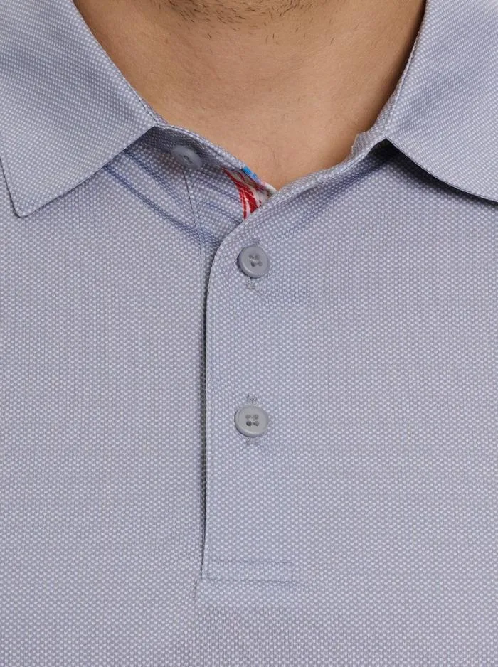 Robert Graham Polos and TShirts Men Hyde Performance Polo Grey