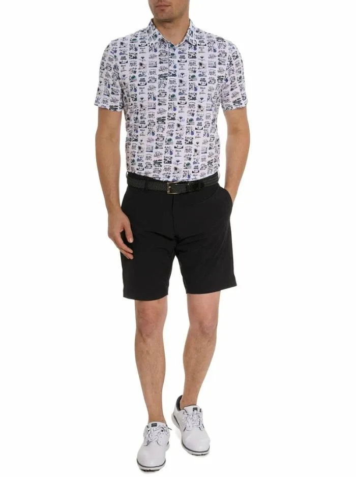 Robert Graham Polos and TShirts Men License To Chill Polo White