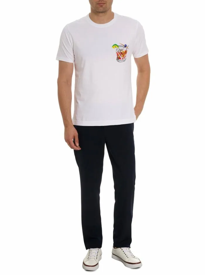 Robert Graham Polos and TShirts Men Serendipity TShirt White