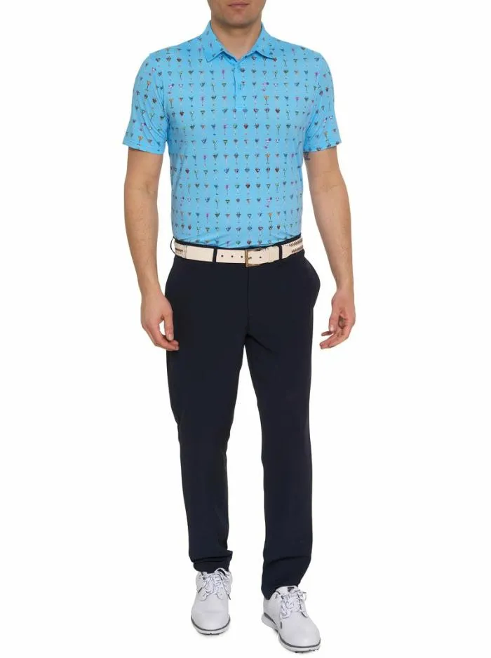 Robert Graham Polos and TShirts Men The Martini Performance Polo White