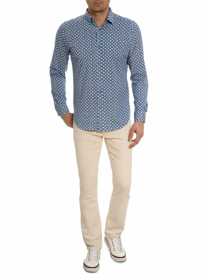 Robert Graham Sweaters and Knits Men Senan Long Sleeve Knit Shirt Multi