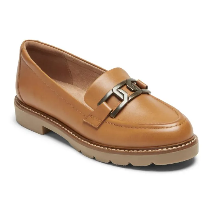Rockport Loafers Women Kacey Chain Loafer Honey Lthr