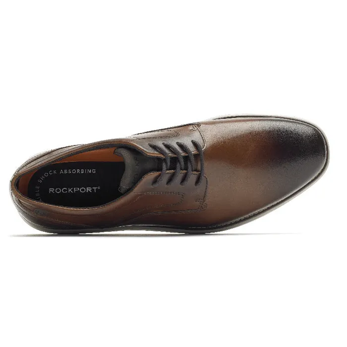 Rockport Oxfords and LaceUps Men Garett Plain Toe Oxford Cognac