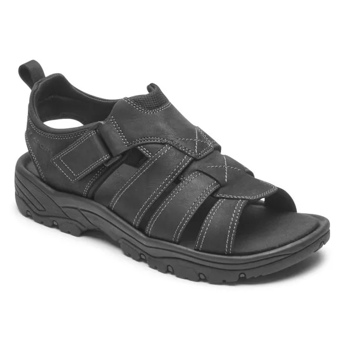 Rockport Sandals Men Springboro Rocklake Fisherman Sandal Black