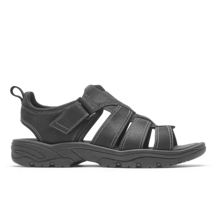 Rockport Sandals Men Springboro Rocklake Fisherman Sandal Black