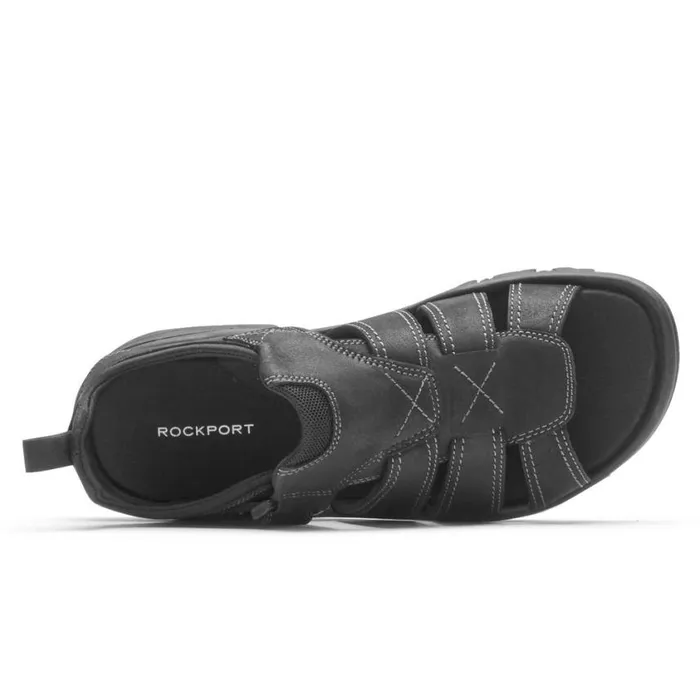 Rockport Sandals Men Springboro Rocklake Fisherman Sandal Black
