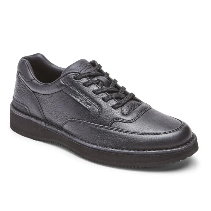Rockport Sneakers Men ProWalker 9000 Limited Edition Casual Shoe Triple Black Lea