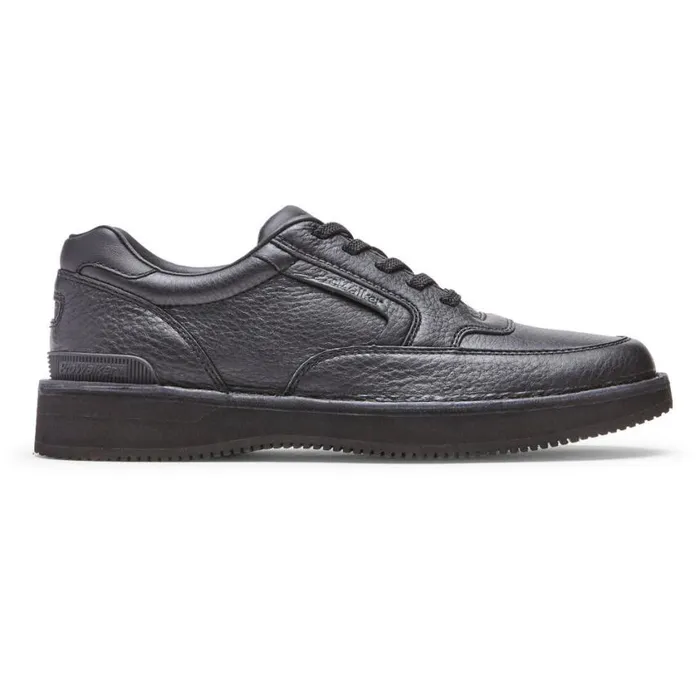 Rockport Sneakers Men ProWalker 9000 Limited Edition Casual Shoe Triple Black Lea