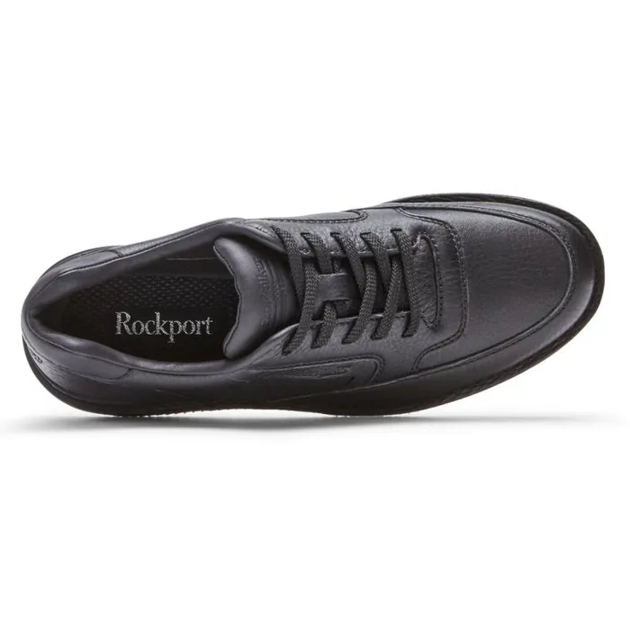 Rockport Sneakers Men ProWalker 9000 Limited Edition Casual Shoe Triple Black Lea