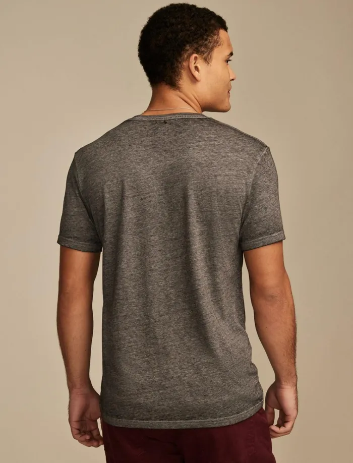 Rolling Stones Voodoo Lounge 001 Black Men Lucky Brand Graphic Tees