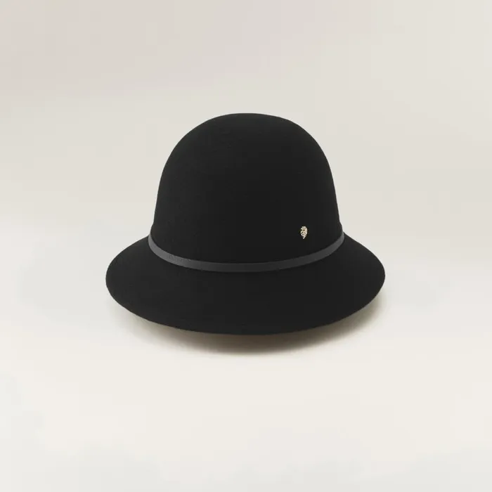 Round Crown Hats Helen Kaminski Alto 6 Blackblack