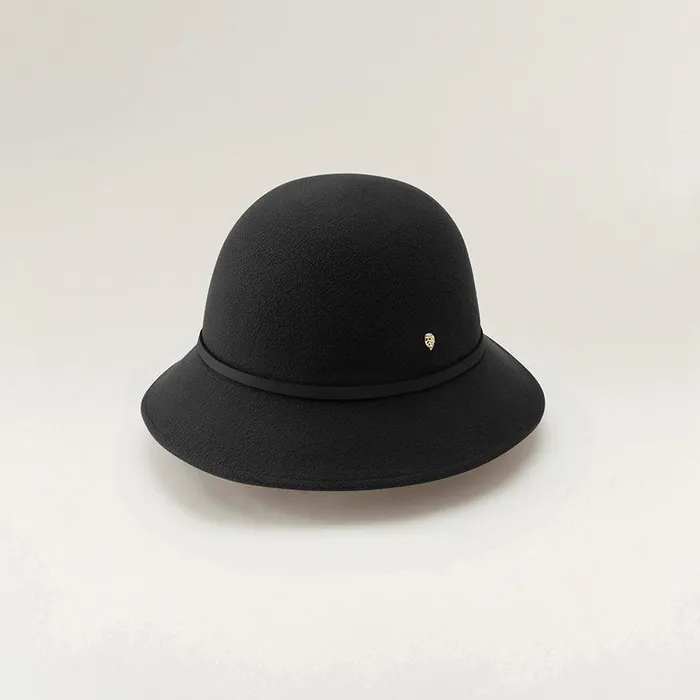 Round Crown Hats Helen Kaminski Alto 6 Blackblack