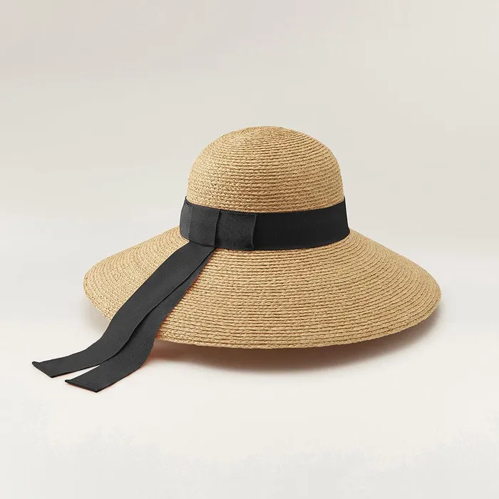 Round Crown Hats Helen Kaminski Cori Naturalblack