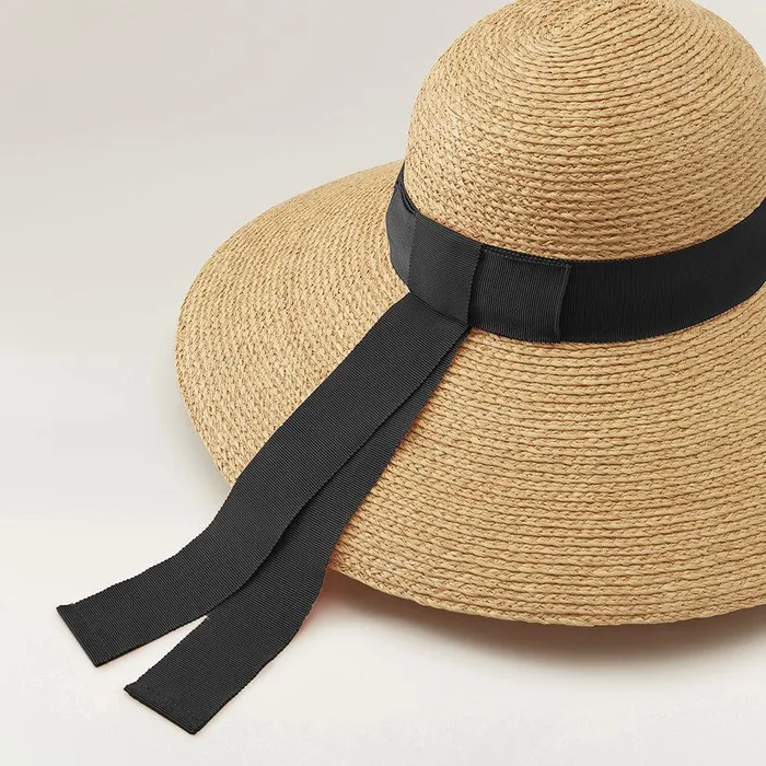 Round Crown Hats Helen Kaminski Cori Naturalblack