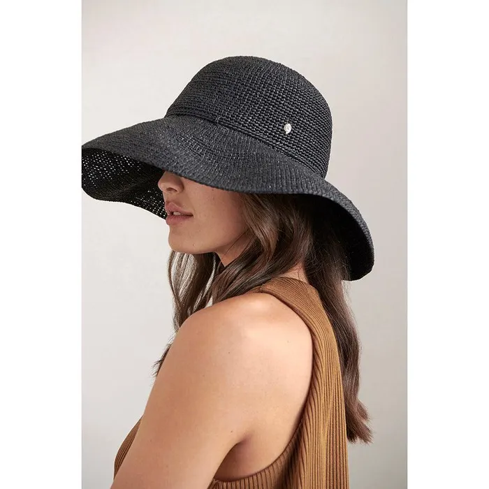 Round Crown Hats Helen Kaminski Provence 12 Charcoal