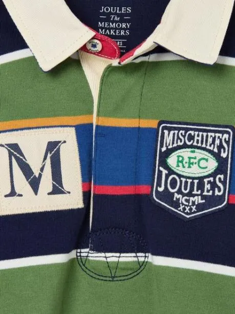 Rugby Shirts Boys Joules Multi Stripe Rugby Shirt