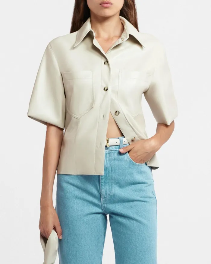 Sabine Creme Women Nanushka Tops