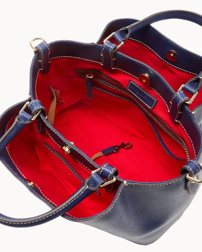 Saffiano Barlow Marine Women Dooney and Bourke Satchels