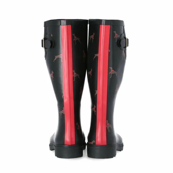 Samira Printed Wellies Dog Print Women Trespass Wellies