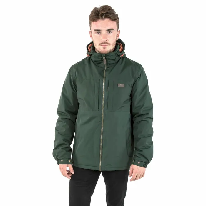 Savio Insulated Windproof Waterproof Jacket Olive Men Trespass Waterproof Jackets