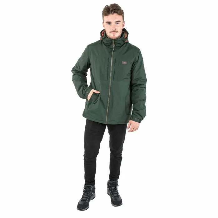 Savio Insulated Windproof Waterproof Jacket Olive Men Trespass Waterproof Jackets
