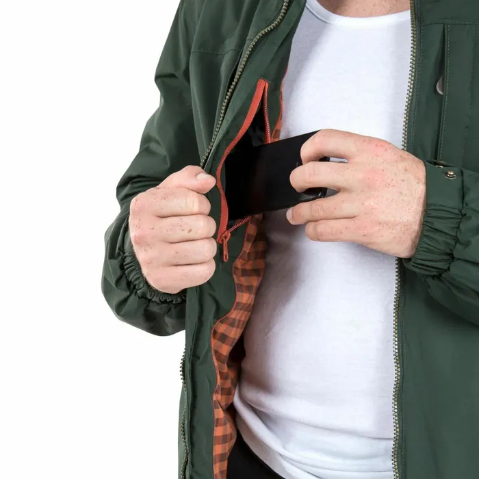 Savio Insulated Windproof Waterproof Jacket Olive Men Trespass Waterproof Jackets