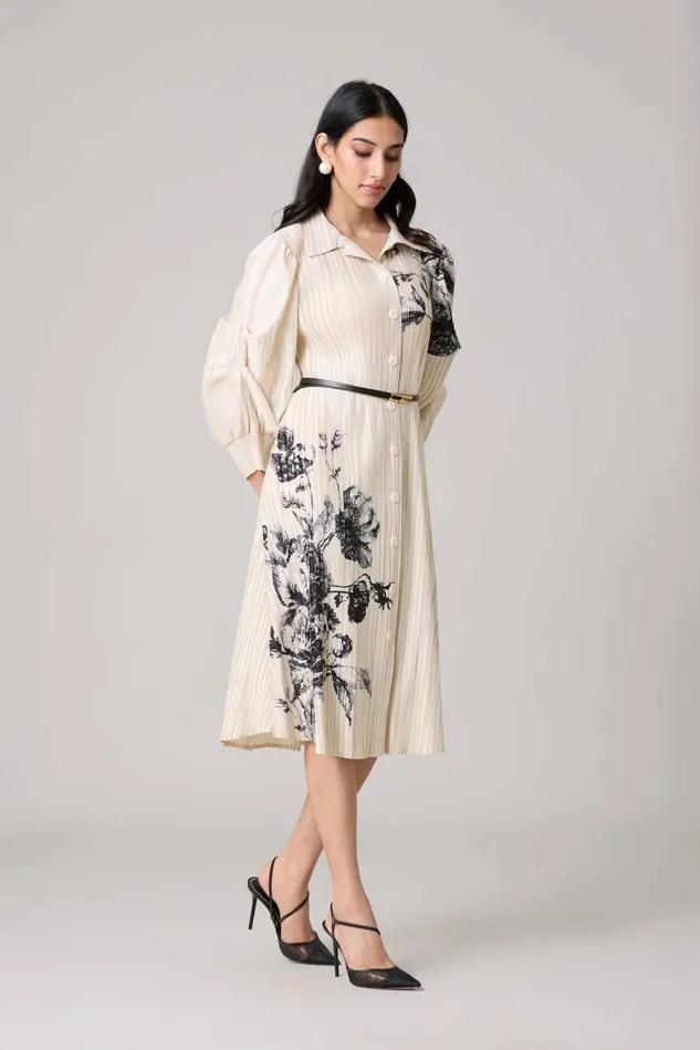 Scarlet Sage Dresses Skylar Shirt Dress 8211 Ivory 8211 Women