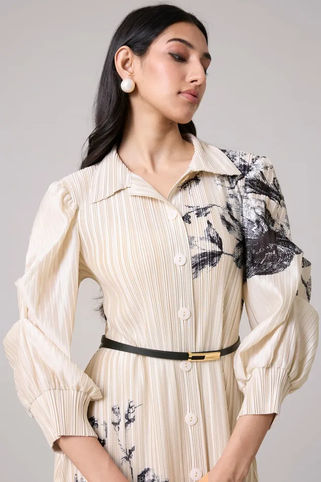 Scarlet Sage Dresses Skylar Shirt Dress 8211 Ivory 8211 Women