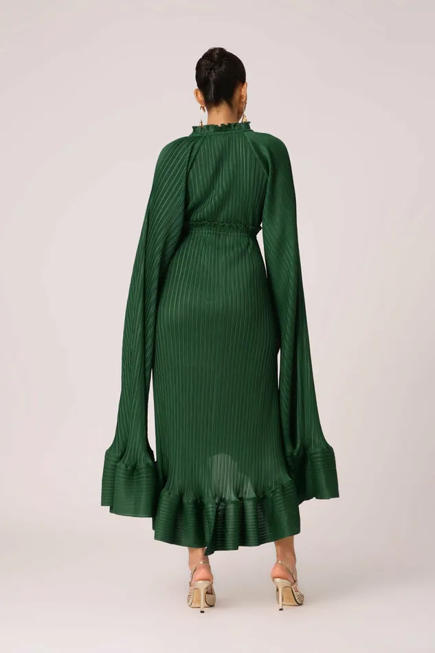 Scarlet Sage Dresses Tasmina Dress 8211 Dark Green 8211 Women