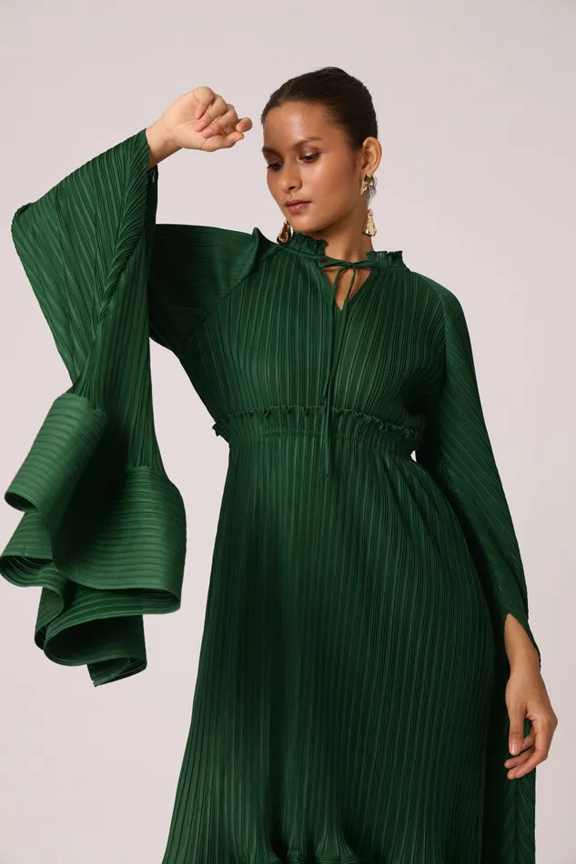 Scarlet Sage Dresses Tasmina Dress 8211 Dark Green 8211 Women