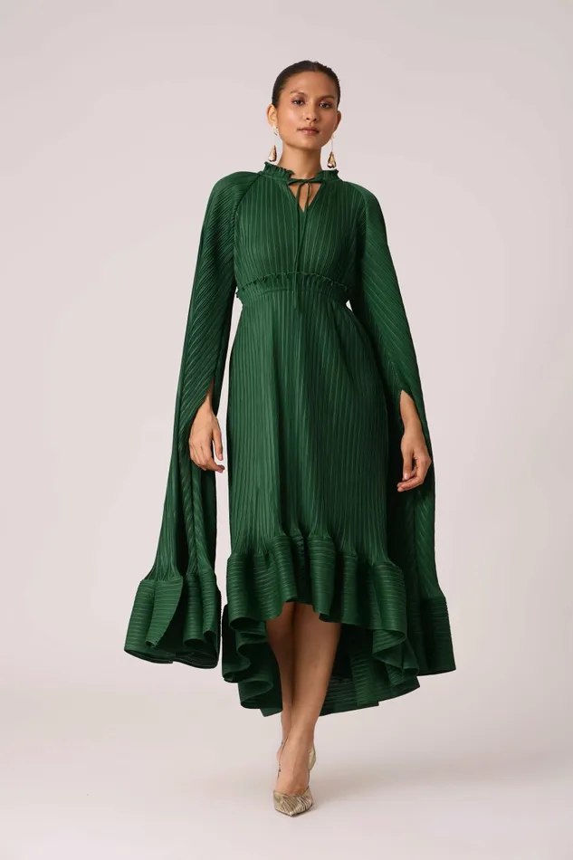Scarlet Sage Dresses Tasmina Dress 8211 Dark Green 8211 Women