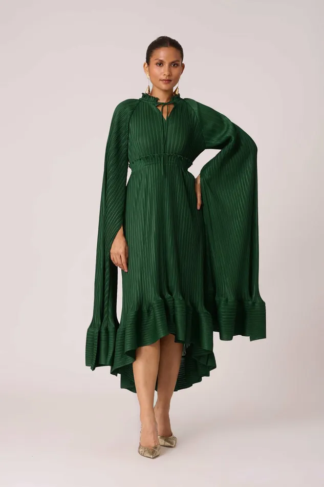 Scarlet Sage Dresses Tasmina Dress 8211 Dark Green 8211 Women