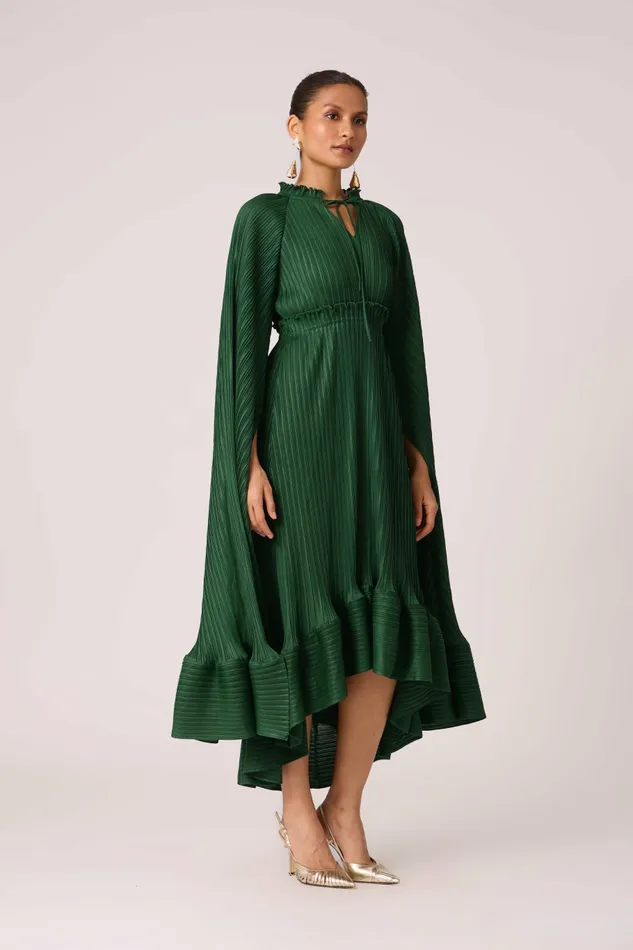 Scarlet Sage Dresses Tasmina Dress 8211 Dark Green 8211 Women