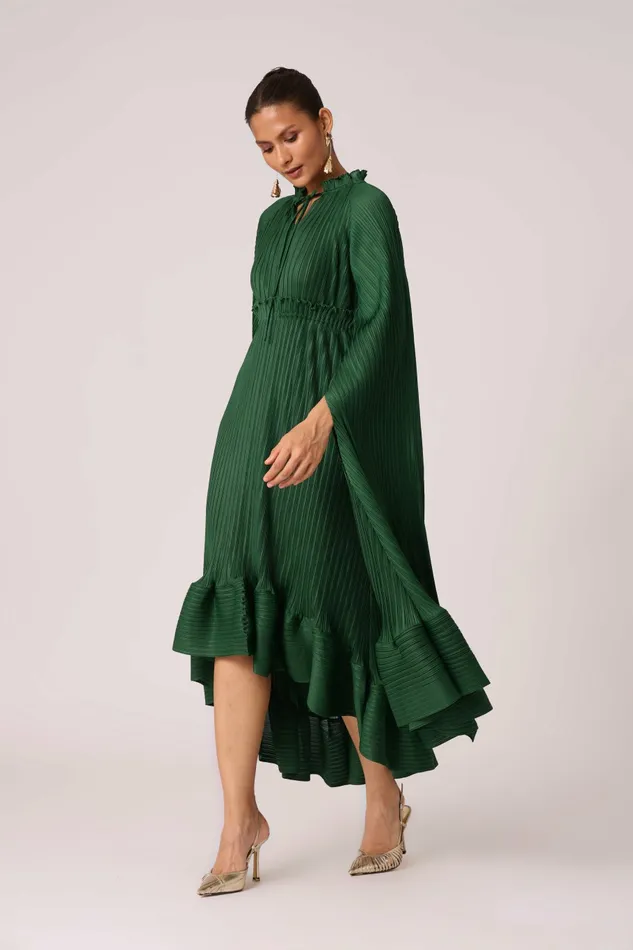 Scarlet Sage Dresses Tasmina Dress 8211 Dark Green 8211 Women