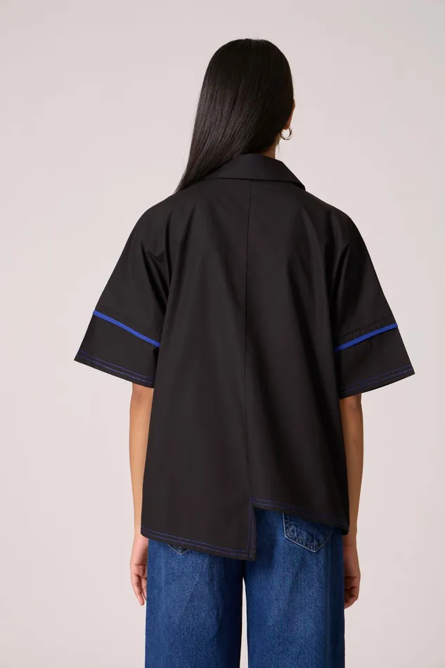 Scarlet Sage Tops Andrea Shirt 8211 Black 8211 Women