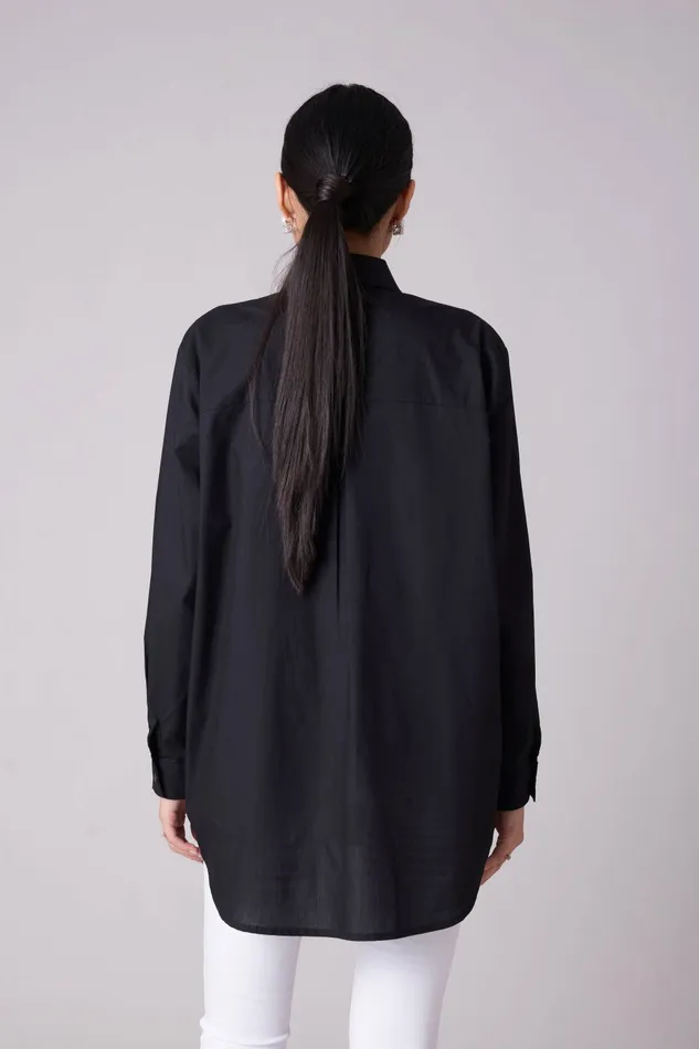 Scarlet Sage Tops Lauretta Shirt 8211 Black 8211 Women