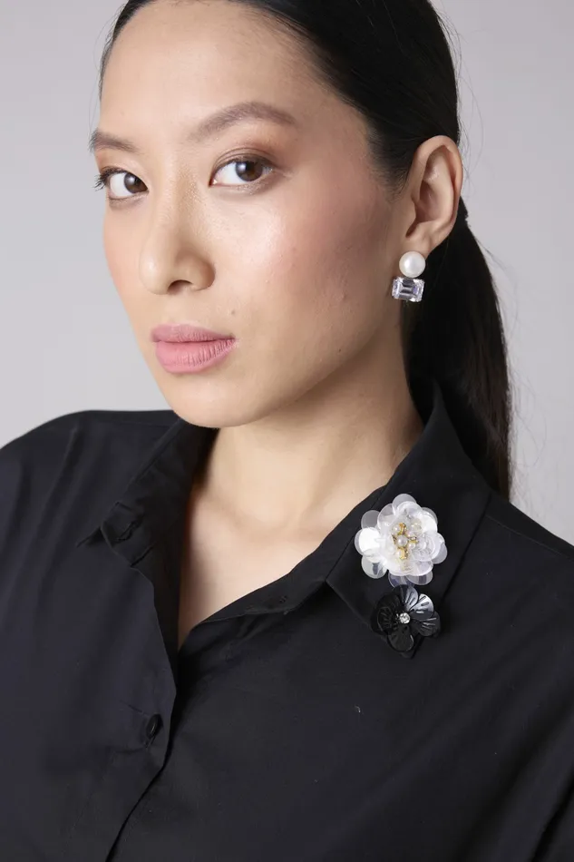 Scarlet Sage Tops Lauretta Shirt 8211 Black 8211 Women