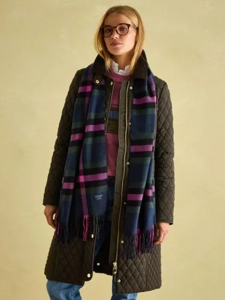 Scarves Women Joules Navy Scarf