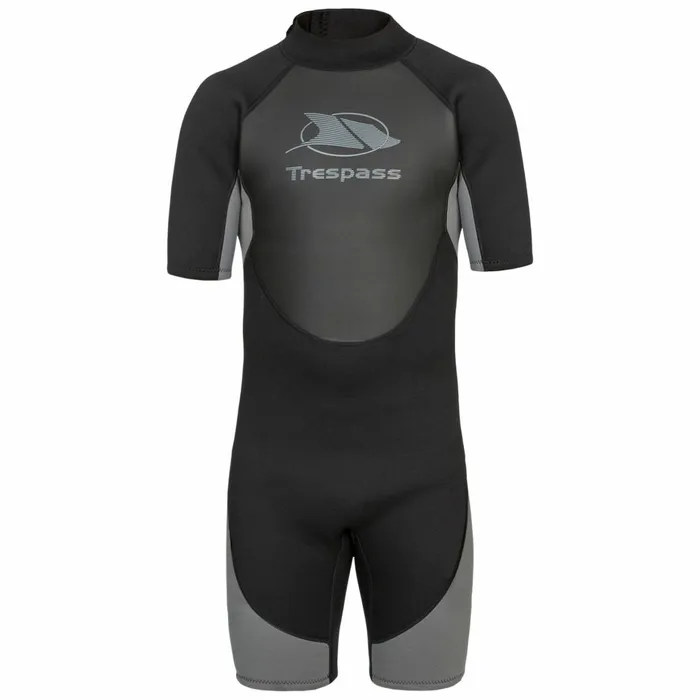 Scuba 3mm Short Wetsuit Black Men Trespass Swim Shorts