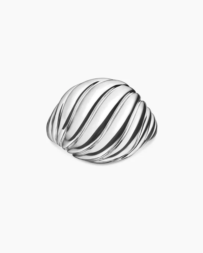 Sculpted Cable Pinky Ring In Sterling Silver 13mm Women David Yurman Pinky Sculpted Cable Pinky Ring In Sterling Silver 13mm Women David Yurman Pinky