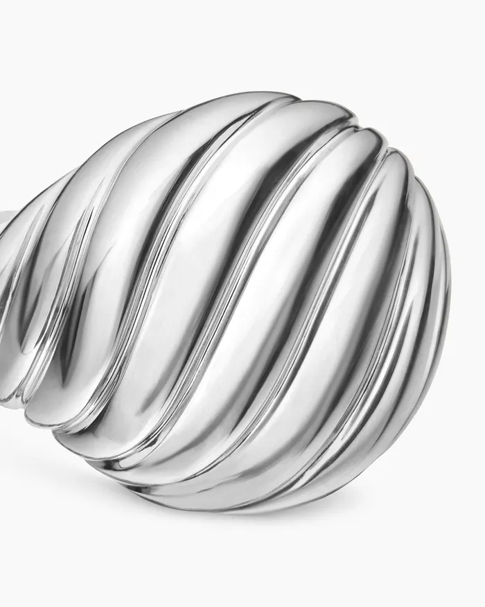 Sculpted Cable Pinky Ring In Sterling Silver 13mm Women David Yurman Pinky Sculpted Cable Pinky Ring In Sterling Silver 13mm Women David Yurman Pinky