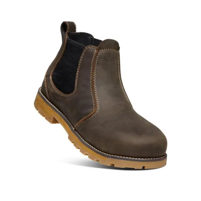 Seattle Romeo Aluminum Toe CASCADE BROWNGUM Men KEEN SlipOns