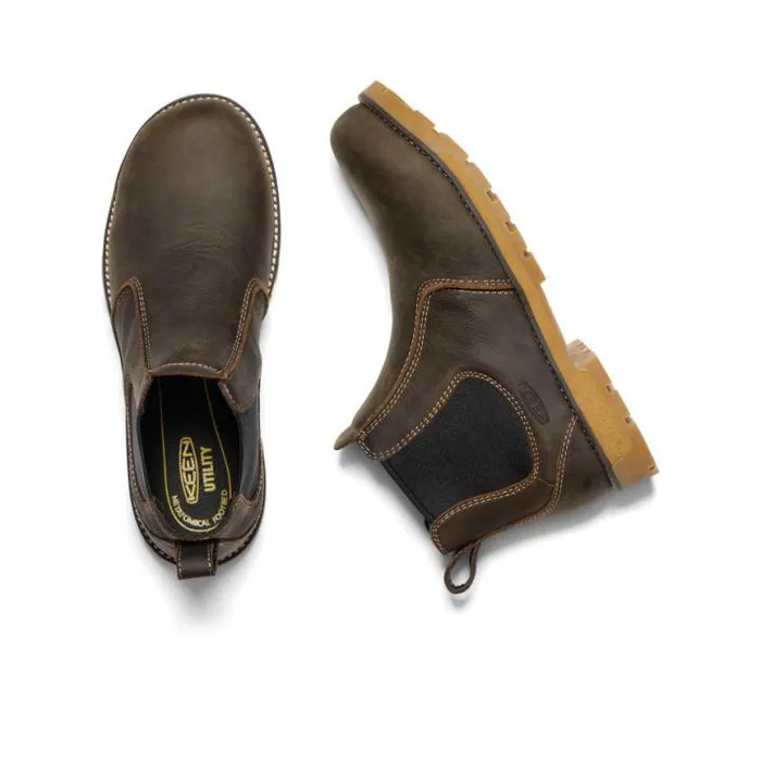 Seattle Romeo Aluminum Toe CASCADE BROWNGUM Men KEEN SlipOns