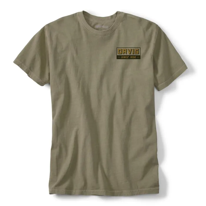 Shirts Men Orvis Sheridan Dogs TShirt Olive