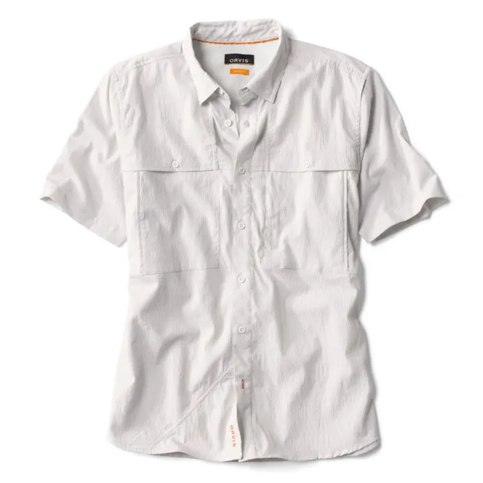 Shirts Men Orvis ShortSleeved Open Air Caster White