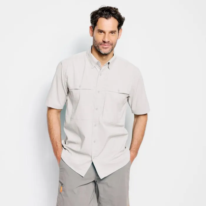 Shirts Men Orvis ShortSleeved Open Air Caster White