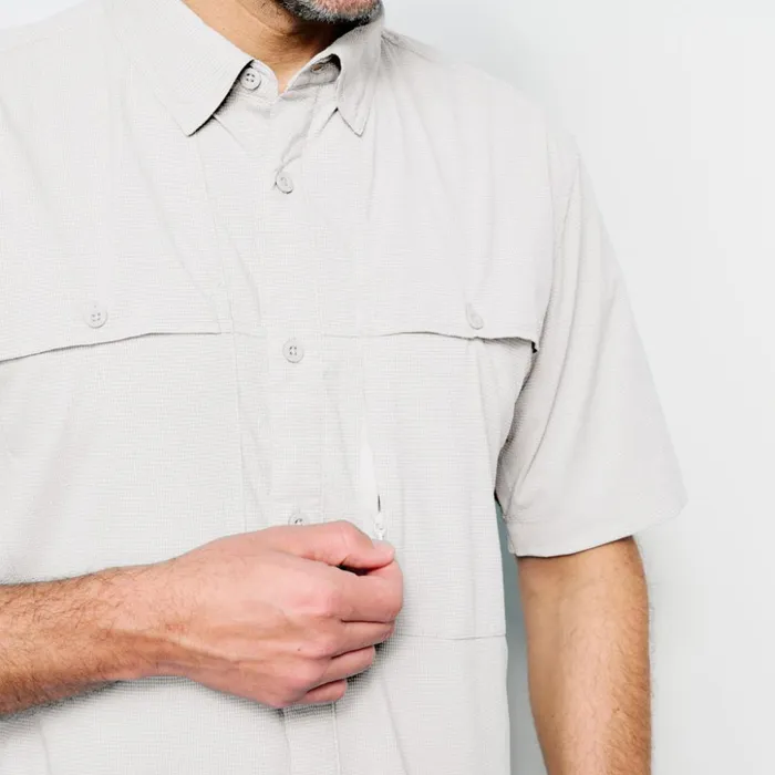 Shirts Men Orvis ShortSleeved Open Air Caster White