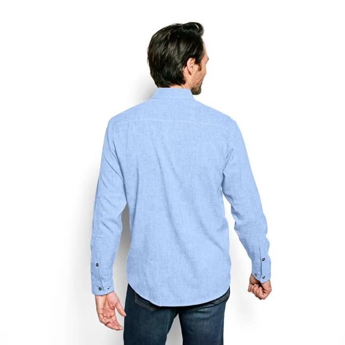 Shirts Men Orvis Tech Chambray Work Shirt 8211 Regular Medium Blue Shirts Men Orvis Tech Chambray Work Shirt 8211 Regular Medium Blue